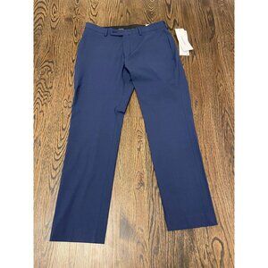 Calvin Klein Men's Slim Fit Performance Dress Pants Blue 34 x 29